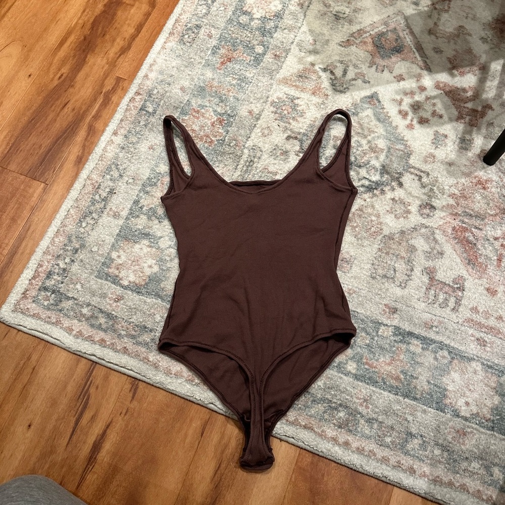 SKIMS ribbed cotton bodysuit - Picture 3 of 4